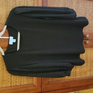 Sheer long sleeve dressy top